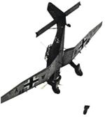 Junkers Ju-87 „sztukas” zrzuca bombę w locie nurkowym