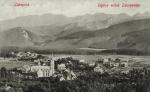 Pocztówka z widokiem Zakopanego i Tatr, początek XX wieku