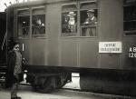Wagon I klasy pociągu Kraków – Zakopane z początku XX wieku 