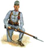 Żołnierz piechoty austro-węgierskiej z epoki