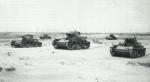 Kompania czołgów 7TP podczas ćwiczeń, 1938 r. 