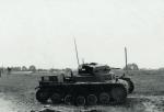 Rozbity niemiecki Panzer II 