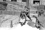 Po wojnie lanie wody było ulubioną zabawą niezamorznej młodzierzy. A wiemy to choćby z tego zdjęcia, na którym dzieciaki ubrane są w mundury z demobilu.