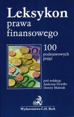 Leksykon  prawa finansowego;red. Andrzej Drwiłło,  Dorota Maśniak;  Wydawnictwo C.H. Beck Warszawa 2009, str. 558