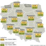 Największe redukcje zapowiedziano na Mazowszu. Ponad połowę z nich zrealizują firmy państwowe: Poczta Polska i LOT.