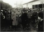 Przyjazd Brygadiera Józefa Piłsudskiego do Warszawy, Dworzec Wiedeński 12 grudnia 1916 r. (fragment)