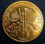 Austrian Philharmonica gold o wadze jednej uncji