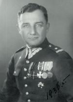 Mjr Dobrzański jako oficer 4. Pułku Ułanów Zaniemeńskich w Wilnie, 1938 r. 