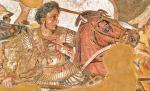 Aleksander Wielki jest bohaterem zbiorowej wyobraźni już od czasów antycznych. Na zdjęciu fragment mozaiki z Pompejów przedstawiającej zwycięstwo Aleksandra nad Persami pod Issos