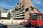 Zbombardowane budynki administracji w centrum Belgradu  