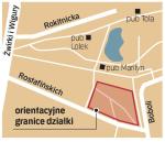 Zakusy dewelopera dotyczą fragmentu parku między  ul. Boboli i Rostafińskich,  na południe od jeziorka oraz popularnych pubów: Lolka,  Marilyn i Toli. 