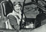 Jacqueline Cochran za sterami samolotu, l. 30. XX w.