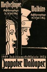 Plakat z okazji 25-lecia Opery Leśnej, 1934 r.