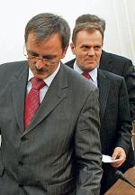 Funkcję koordynatora kampanii Platformy objął Grzegorz Dolniak (po lewej) po dwóch nieudanych próbach obsadzenia tego stanowiska innymi politykami PO 