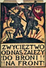 Plakat z okresu wojny bolszewickiej 
