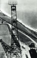 Wieża radarowa nad kanałem La Manche