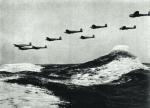 Grupa Heinkli He-111 nad kanałem La Manche