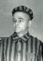 Fotografia Pileckiego z kartoteki obozowej w Auschwitz-Birkenau 