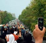 Zdjęcia robione telefonem komórkowym są jednym ze źródeł wiedzy o wydarzeniach w Iranie