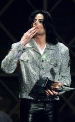 Michael Jackson podczas wręczania nagród American Music Awards, Los Angeles 2002 r. 