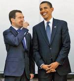 Dmitrij Miedwiediew i Barack Obama