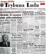 W latach 70. nakład „Trybuny Ludu” sięgał 1,5 mln egzemplarzy. Na zdjęciu okładka z kwietnia 1976 r. 