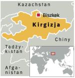 USA wysyłają z lotniska  w stolicy Kirgizji zaopatrzenie dla wojsk w Afganistanie. Bazę koło Biszkeku ma też Rosja.