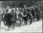 1 października 1928. Powitanie Marszałka przez generalicję rumuńską 