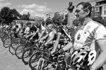 Uczestnicy rajdu rowerowego „Europejskimi śladami Stepana Bandery” wyruszyli 1 sierpnia spod pomnika Bandery w Czerwonogrodzie na Ukrainie. Dziś mają dotrzeć do Polski (fot: Darek Delmanowicz)