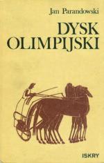 Okładka „Dysku olimpijskiego” Jana Parandowskiego. Wydanie Iskier z 1987 roku