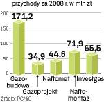 Największa z konsolidowanych spółek jest Gazobudowa. 