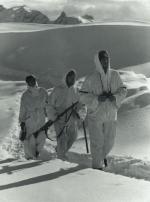Patrol niemieckich strzelców alpejskich w górach Kaukazu, jesień 1942 r. 