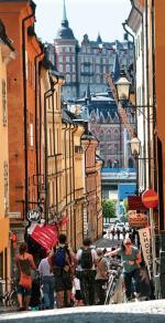 Gamla Stan to dzielnica, a zarazem jedna z wysepek stolicy