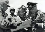 Rommel z włoskimi generałami podczas narady 