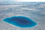 Grenlandia: Jezioro utworzone ze stopionego lodu na lodowcu Humboldta