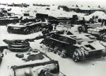 Zniszczone czołgi niemieckie w Stalingradzie, styczeń 1943 r. 