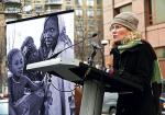 Mia Farrow protestuje przeciw ludobójstwu w Darfurze