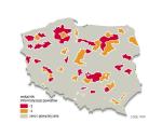 Wskaźnik poziomu informatyzacji może się wahać od minus  2 do 2 punktów. Aż 75 z 379 powiatów dostało najgorszą notę. 