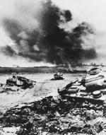 Wraki niemieckich czołgów pod Prochorowką, lipiec 1943 r.