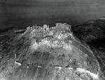 Zrujnowany klasztor na Monte Cassino po alianckim nalocie dywanowym i walkach, maj 1944 r. 
