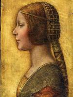 Na tym obrazie, nazywanym teraz „La Bella Principessa”, Leonardo da Vinci pozostawił odcisk palca (fot: ©PRIV. COLL.&Lumiere-Technology)