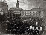 Wiec w Cieszynie za przyłączeniem do Polski 27 października 1918 r.