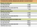 Biura wykorzystują do tego specjalne produkty finansowe.  Po przyjęciu euro konieczna będzie tylko ochrona przed zmianą kursu euro/dolar. W tym przypadku zmienność jest dużo mniejsza.