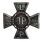Odznaka pamiątkowa „Krzyż legionowy” ustawnowiona w 1923 r., nadawana wszystkim żołnierzom Legionów 