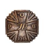 Odznaka pamiątkowa POW zaprojektowana przez Wojciecha Jastrzębowskiego z 1 pp Legionów, późniejszego profesora ASP w Warszawie