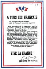 Apel gen. de Gaulle’a do Francuzów z 18 czerwca 1940 r. wydrukowany w 1944 r. 