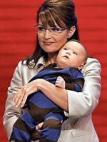 Sarah Palin z synkiem Trigiem