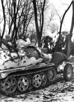 Niemiecki transporter opancerzony pod Budapesztem, ofensywa „Konrad III”, styczeń 1945 r. 
