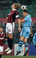 Milan – Marsylia 1:1. Massimo Ambrossini i Benoit Cheyrou