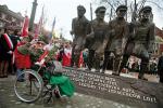 Czterech legionistów – rzeźba stanowiąca fragment pomnika Piłsudskiego w Krakowie